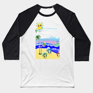 Beach Party for the Baby Crabs Baseball T-Shirt